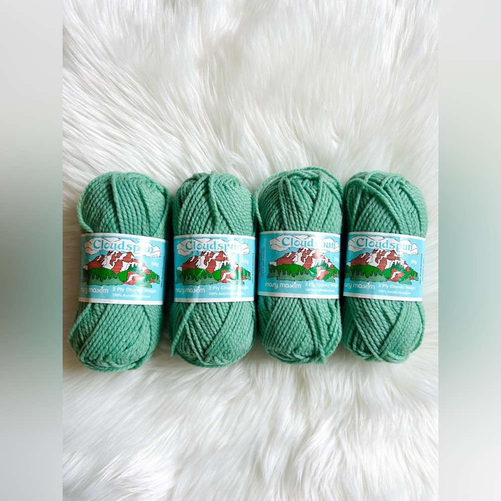 VINTAGE Mary Maxim Cloudspun Yarn